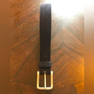H.S. Trask (Navy) Suede belt